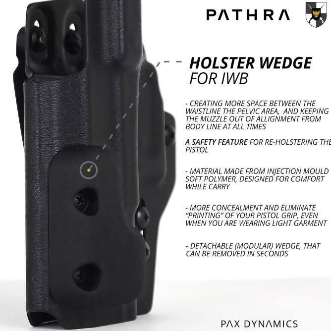Kydex Holster Pathra G17 G19X G23 G26 G43X G44 G48 Iwb Mod-2