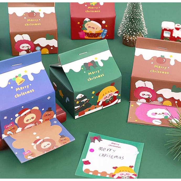 

Sticky Notes Kotak Susu Natal Santa Christmas