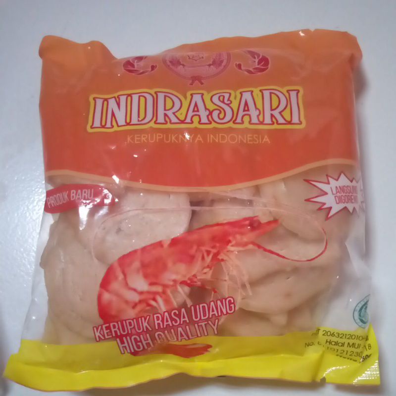 Kerupuk Udang Padi Kapas/ Indrasari/ 250gr ASLI INDRAMAYU Padikapas