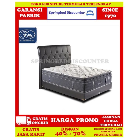 Springbed Spring Bed Tempat Tidur Kasur Elite Galaxy 100x200 Set