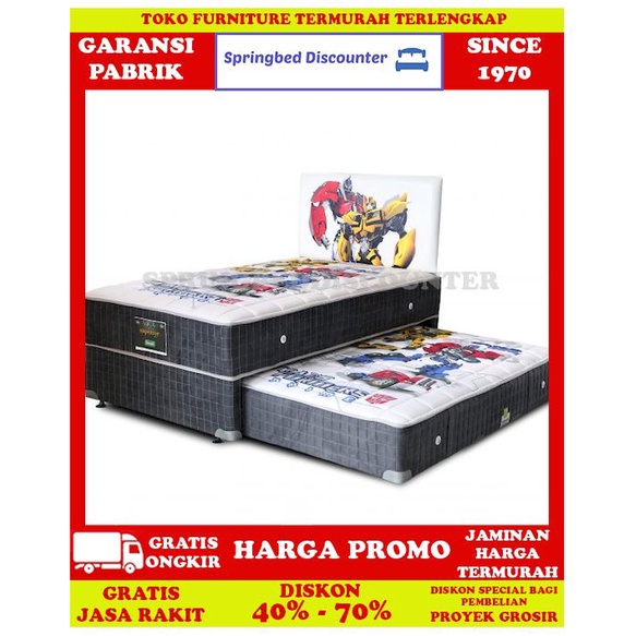 Springbed Elite Serenity 2in1 2 in 1 Transformer 120x200 Kasur Atas