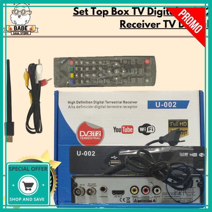 Set Top Box Tv Digital U-002 Receiver Tv Digital