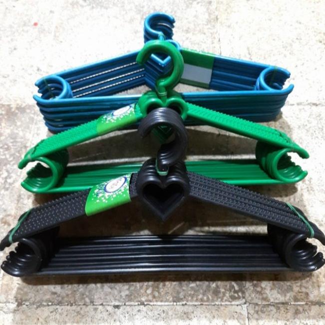 """] hanger baju plastik tebal gantungan