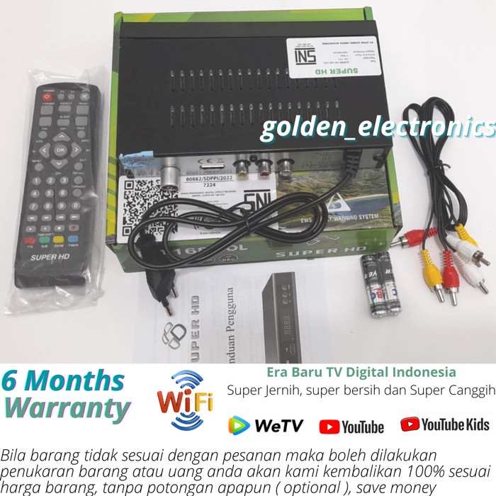 CUCI GUDANG STB Receiver TV Digital Set Box Dekoder antena tv digital