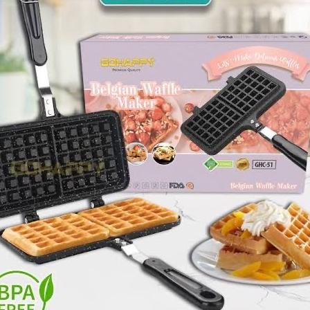 Waffle Maker GOHAPPY GHC51 - Cetakan Wafel Belgia Hitam