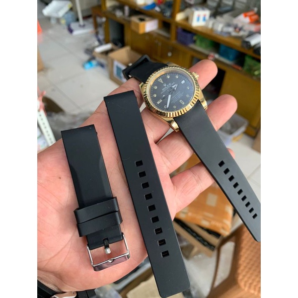 Strap Tali jam tangan curve rolex aftermarket lug 20mm