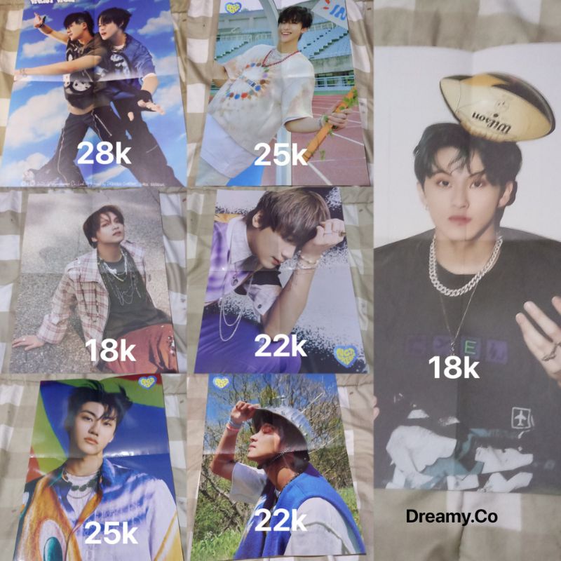 FOLDED POSTER OFFICIAL NCT DREAM MARK BORING HAECHAN CHILLING HAECHAN HELLO FUTURE JAEMIN HELLO FUTU