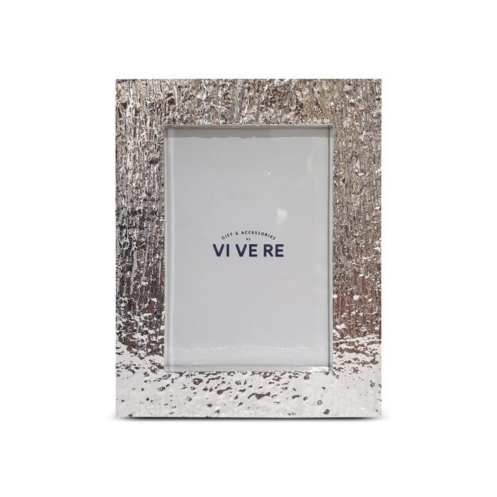 VIVERE Photo Frame Cleine L Silver 6X8INCH - Bingkai Foto