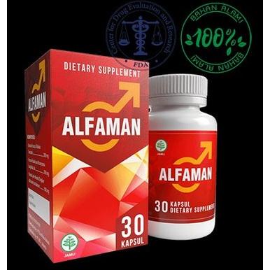 ALFAMAN Asli 100% Original Suplement Herbal Untuk Pria