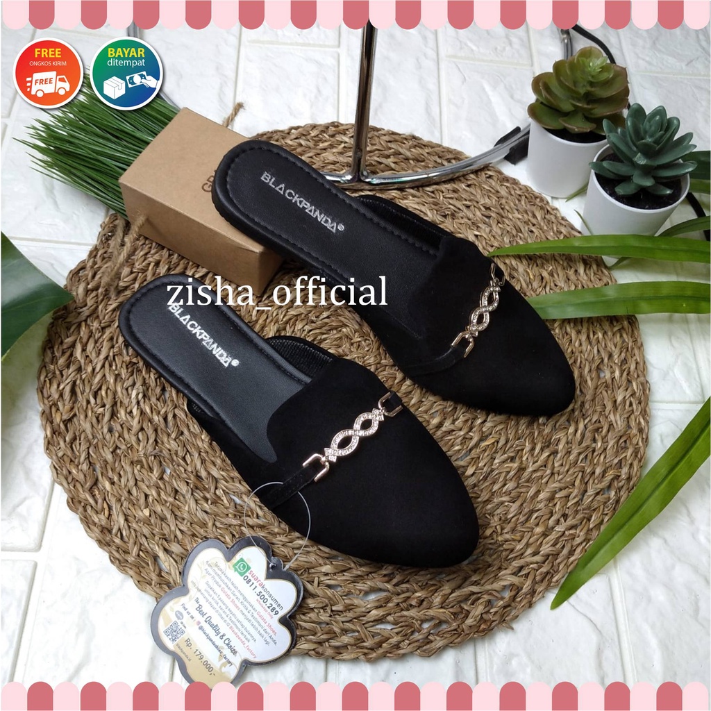 Blackpanda Flat Shoes / Sepatu Black Panda / Sepatu Wanita / Flatshoes Wanita / Black Panda Kenan Bustong