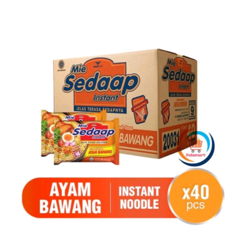 

Mie sedap rasa Ayam Bawang || Rasa Soto || Rasa Baso 1Dus isi 40 pcs || Harga Glosir