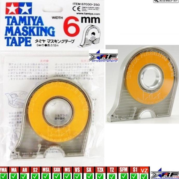 

TAMIYA 87030 MASKING TAPE 6MM WITH DISPENSER DRIFTED