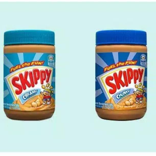 

500 gr Skippy Creamy / Chunky Peanut Butter Selai Kacang Halus Best Seller