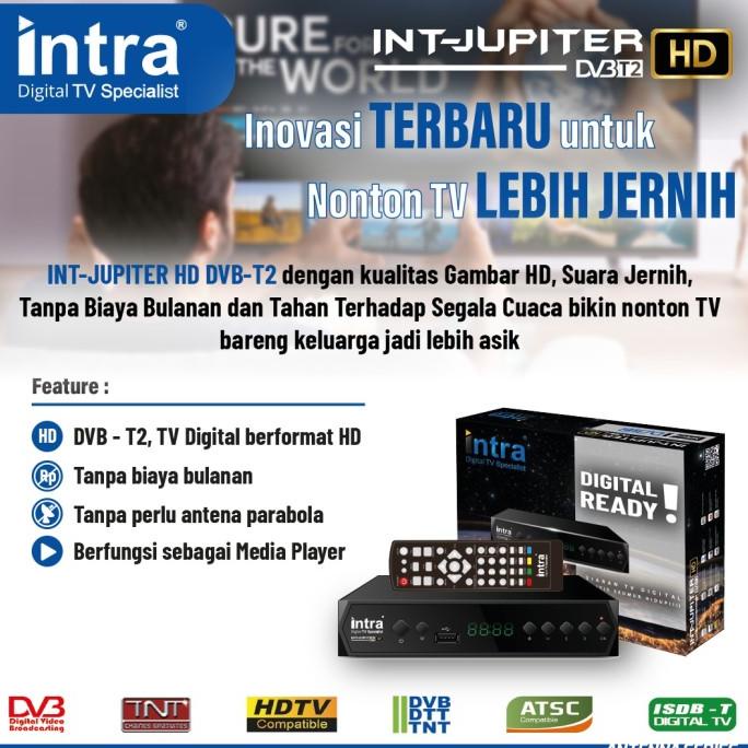 Receiver Tv DVBT2 Digital Set Top Box Intra Jupiter-HD DVB T2 Origina