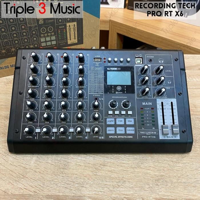 Terlaris Recording Tech Pro Rtx6 Mixer Audio Usb 6 Channel