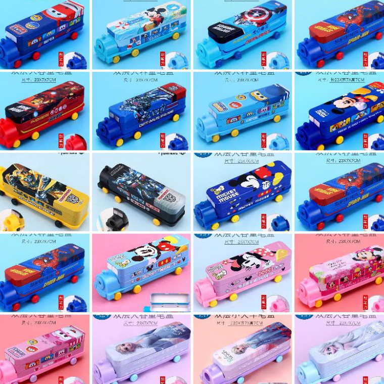 

Grosir.. DISNEY LICENSED TRAIN PENCIL CASE DOUBLE DEKKER KOTAK PENSIL KERETA API KARAKTER CARTOON ANAK MOTIF CEWEK COWOK 04R