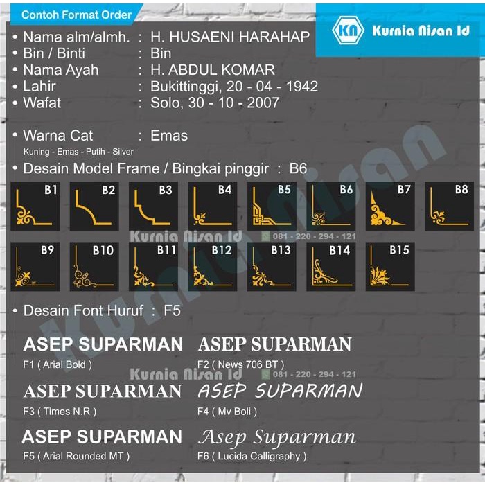 

Terlaris Dijual Papan Nisan / Batu Nisan Granito 20 X 20 Cm - Khusus Bayi