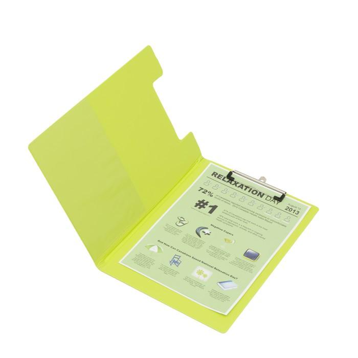 

Terlaris Bantex Clipboard With Cover A4 Lime #4240 65