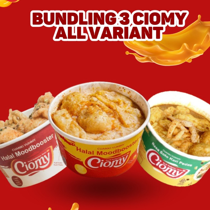 

Promo | FG2 | Terbaru Cuanki Cup Bundling 3 Siomay Kuah Keju Cuanki Kuah Ayam Cuanki Kuah Soto Kari/Cuanki Cup Cheese/Cuanki Spicy/Cuanki Kari