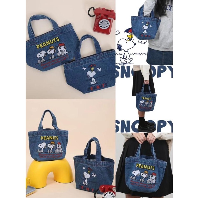 Tas Jeans Snoopy M Sleting