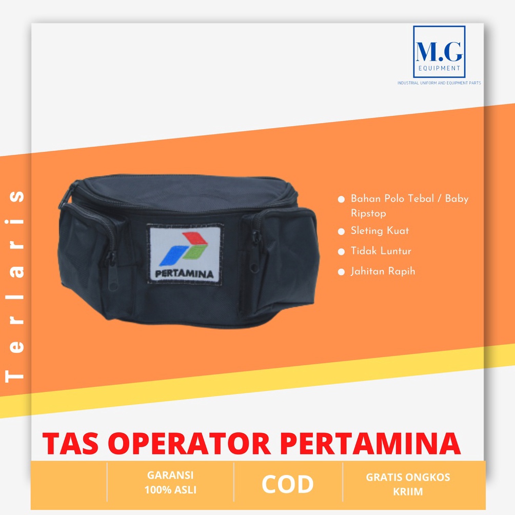 (M»JH☎) (PROMO) TAS PINGGANG OPERATOR SPBU PERTAMINA / TAS SLEMPANG PRIA/WANITA trendings