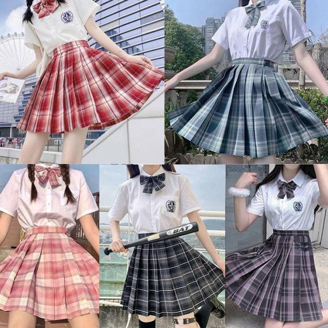 SEIFUKU JK UNIFORM SKIRT TENNIS/SERAGAM SEKOLAH JEPANG COSPLAY