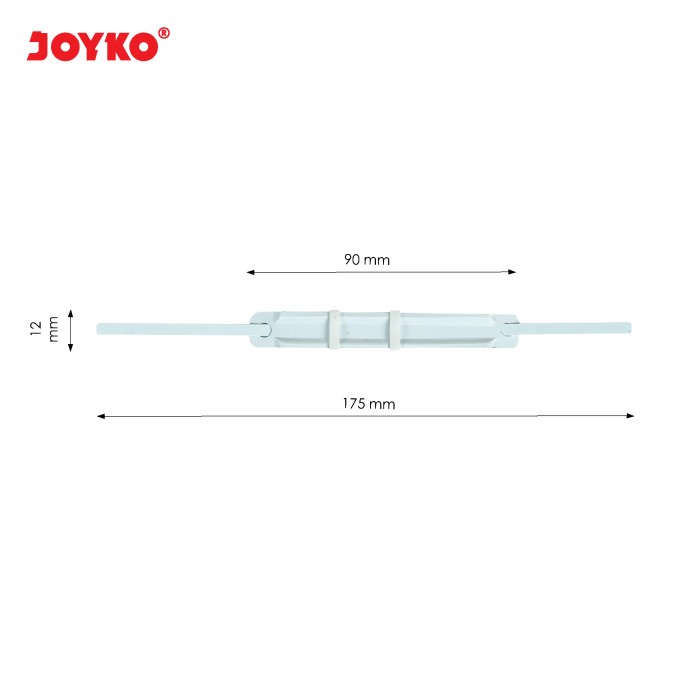 

Paper Fastener Pengikat Kertas Joyko Pf-50W White 1 Box 50 Pcs