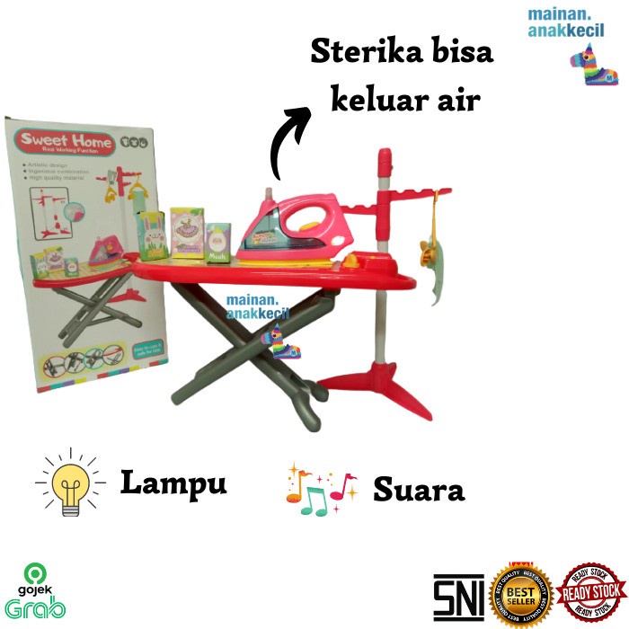 Mainan Anak Perempuan Meja Setrika/ Sweet Home Set / Mainan Edukasi