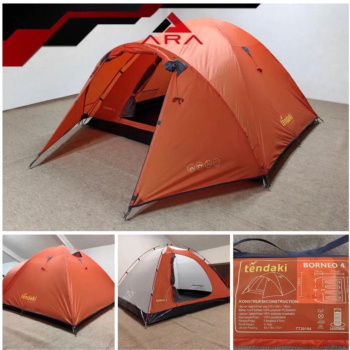 Terlaris Camp Mountain Inn Sports Tenda Borneo 4