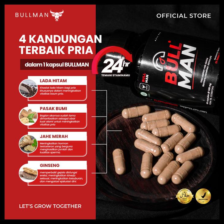 (READY) BULLMAN - SUPLEMEN VITALITAS PRIA KODE 379