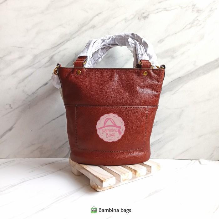 Tas Fossil Amelia Bucket Bag Brandy / Brown