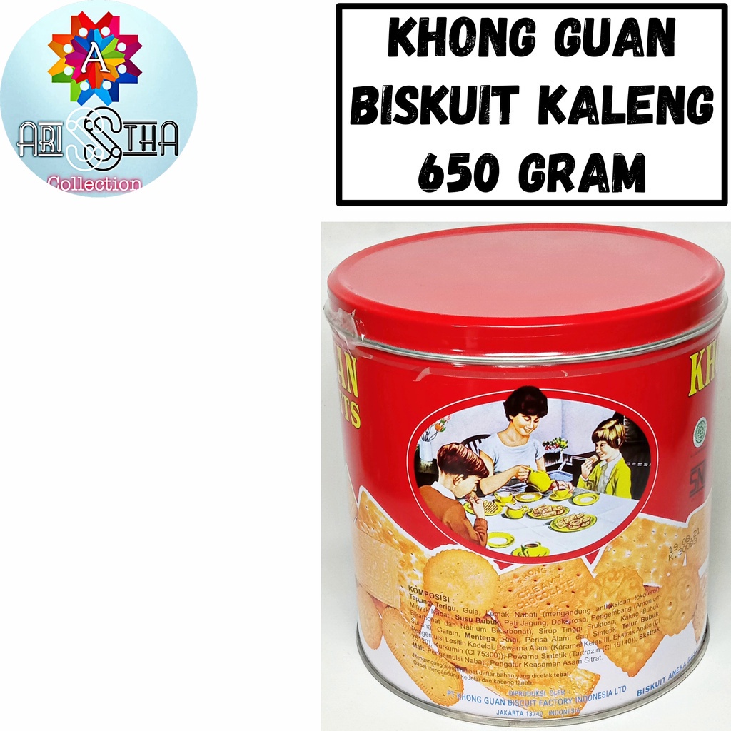 

Khong Guan Biskuit Kemasan Kaleng 650 Gram