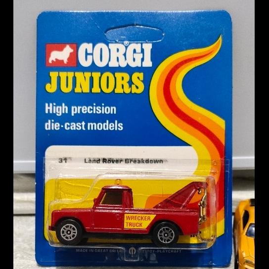 Corgi Juniors Land Rover Breakdown Wrecker Truck Made In Great Britain