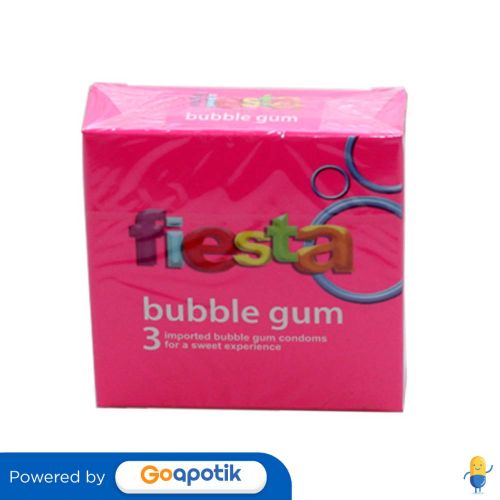 FIESTA KONDOM FIESTA BUBLE GUM BOX 3 PCS