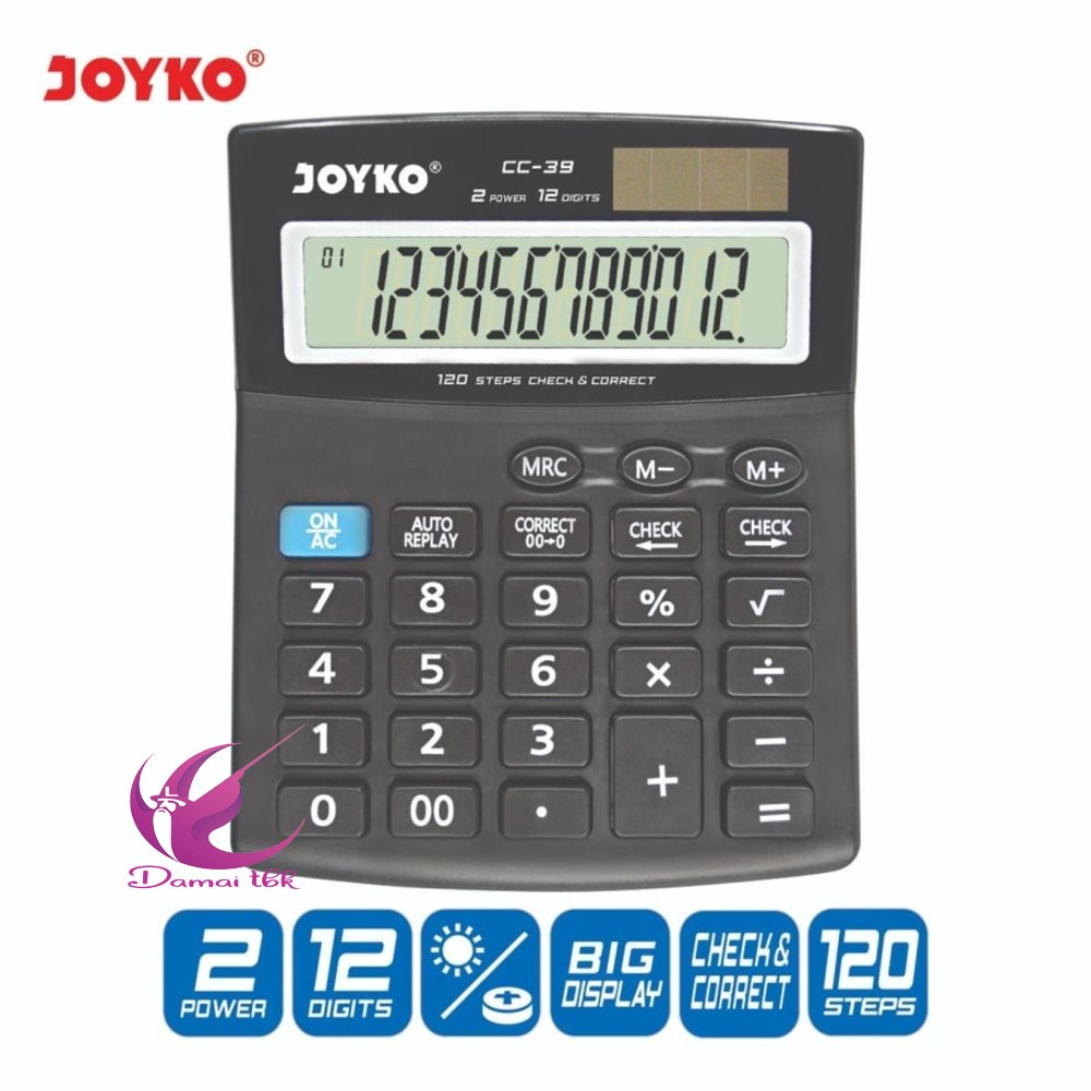 

Calculator / Kalkulator Joyko CC-39 / 12 Digits / Check Correct