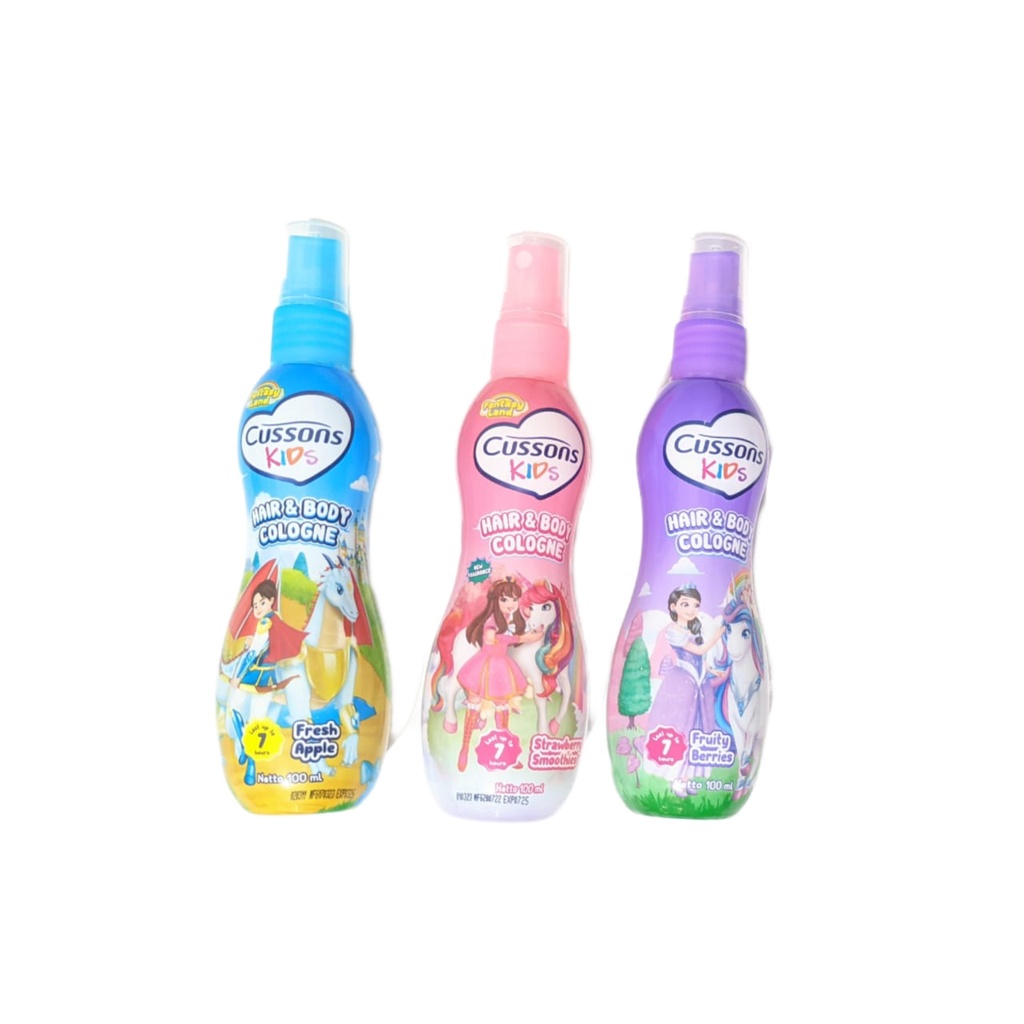 Cussons Kids Hair &amp; Body Cologne Fruity - Parfum Anak 100ml