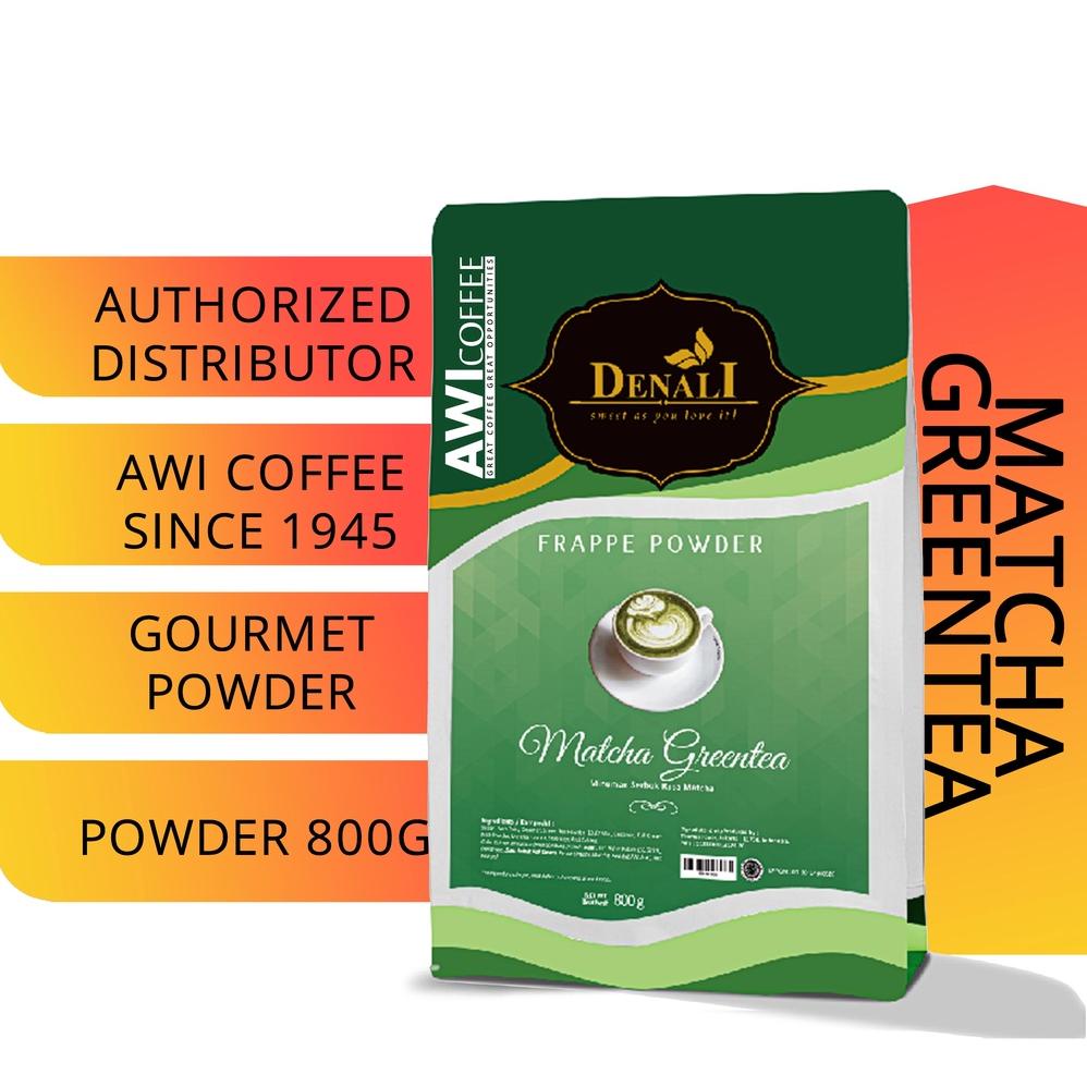 

Awi Segar Harum I Powder Matcha Greentea 800gr I denali I coffee | Flavored Best Seller