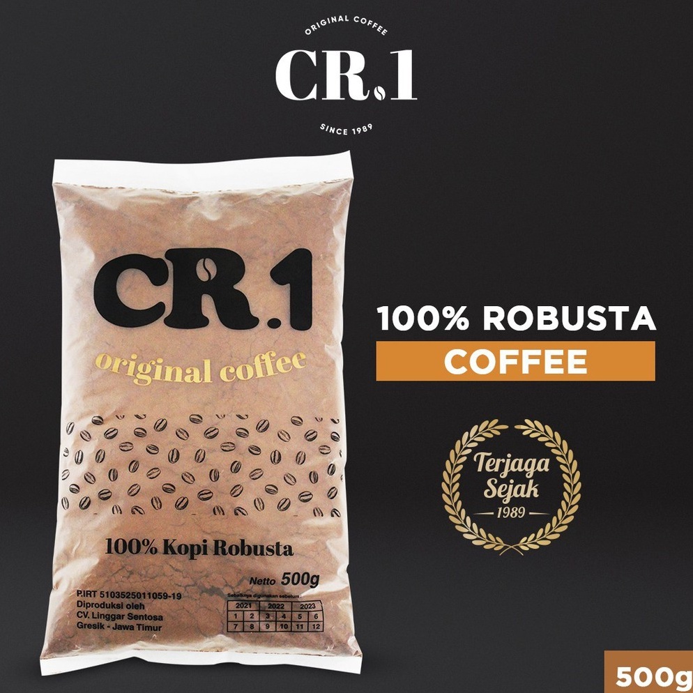 

Stok Banyak.. CR1 Coffee - Kopi Bubuk Cr1 Kemasan 500 Gram 77