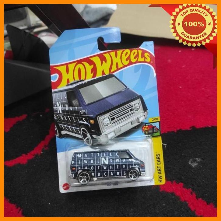 

(ali) hotwheels hot wheels 70s van biru g23 hkk16