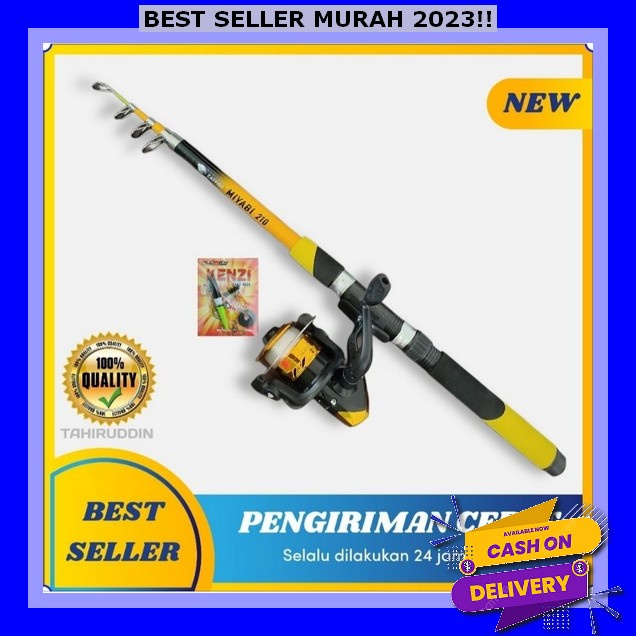 Alat Pancing 1 Set Fishing Paket Pancingan Ikan Tegek Cod Terbaru 2023 Pancingan Set Lengkap Pancing