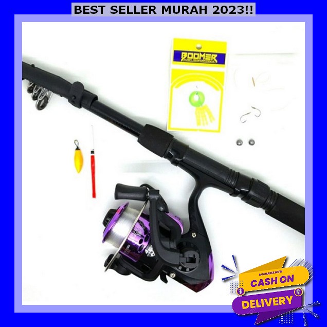 Alat Pancing 1 Set Cod Terbaru 2023 Memancing Laut Sungai Pancingan Set Lengkap Fishing Paket Akseso