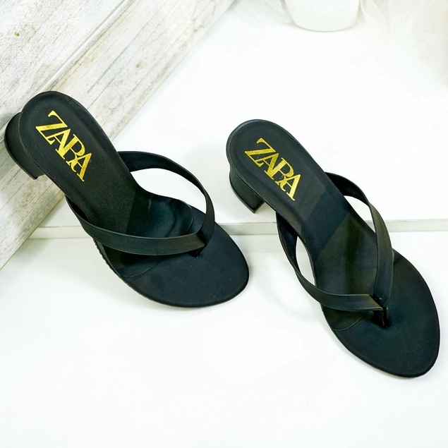 Sandal Wanita High Heels Jepit ZARA DN 18