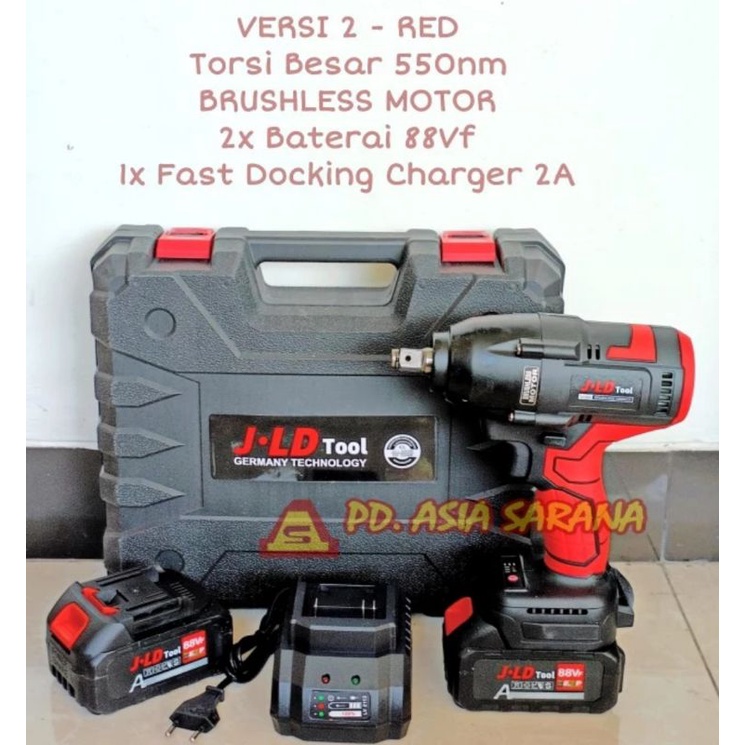 CORDLESS IMPACT WRENCH JLD 88VOLT 550NM