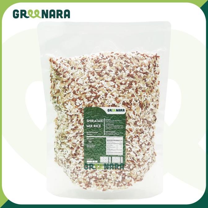 

Shirataki Mix Rice 1Kg / Shirataki mix Beras Merah , Coklat Organik