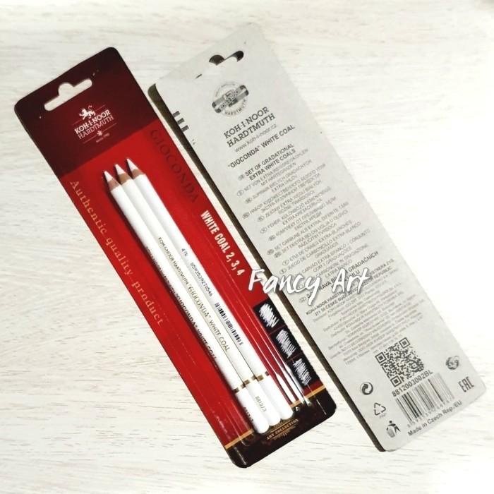 

Charc Koh-I-Noor Gioconda White Coal Pencil Set (3)