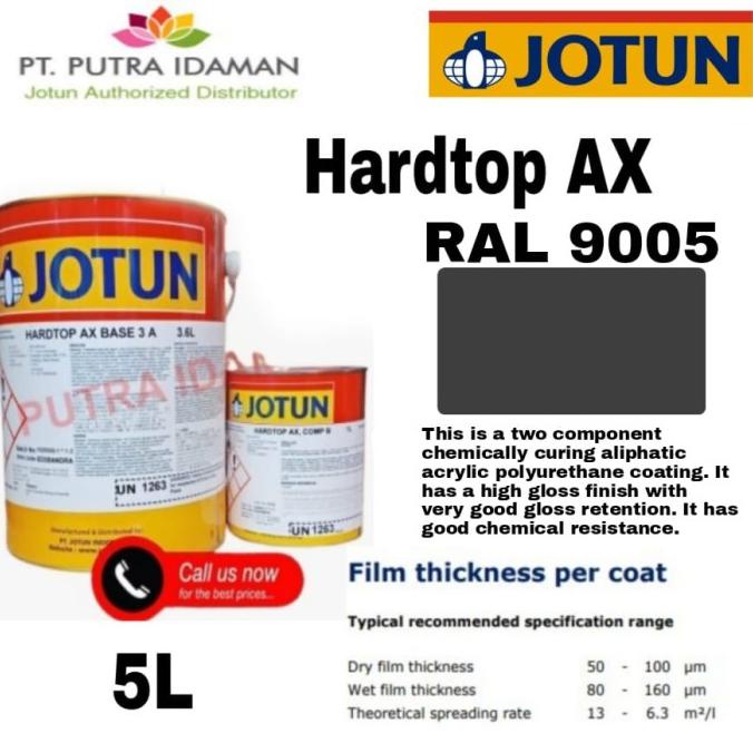 Jotun Cat Kapal / Hardtop Ax 5 Liter / Ral 9005 / Cat Jotun Marine