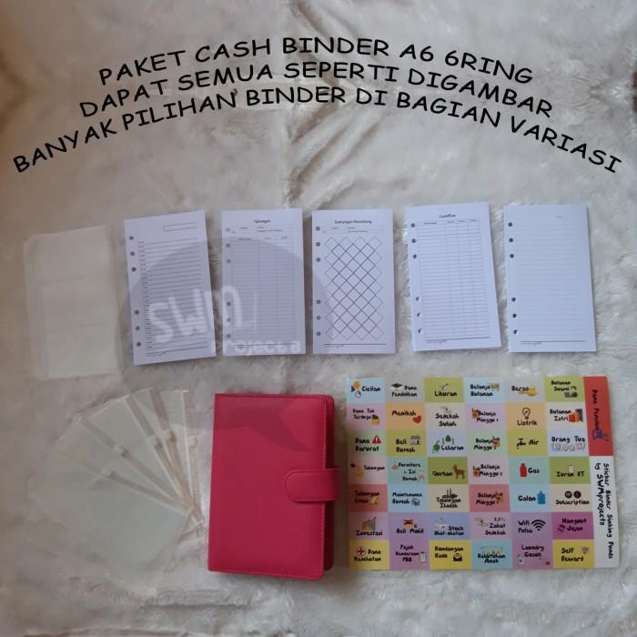 

Best Seller Paket Cash Binder A6 6Ring - Budget Wallet Plan Dompet Pintar Anggaran