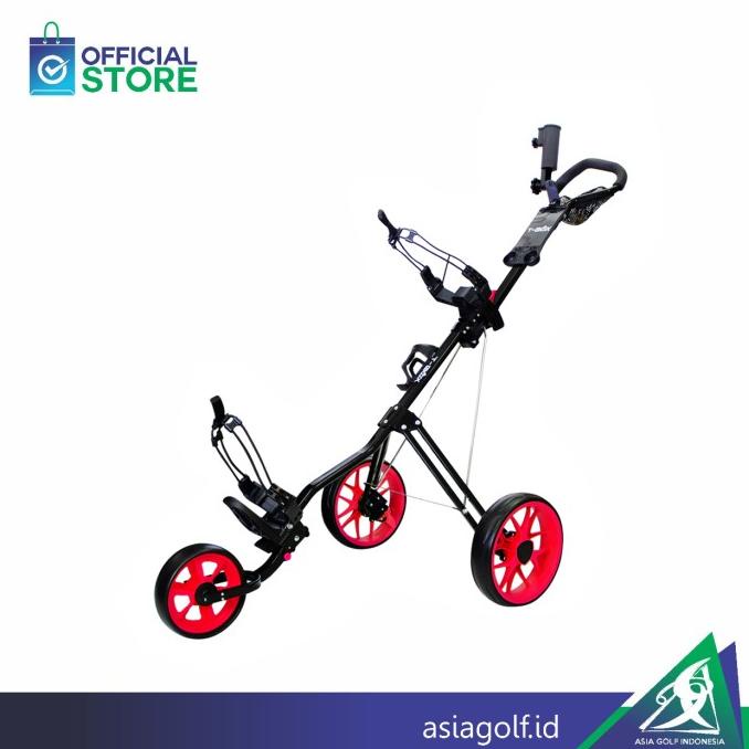 TERLARIS Trolley Cart Bag Golf T-BOX Trilite 3-Wheels | Troli Tas Golf