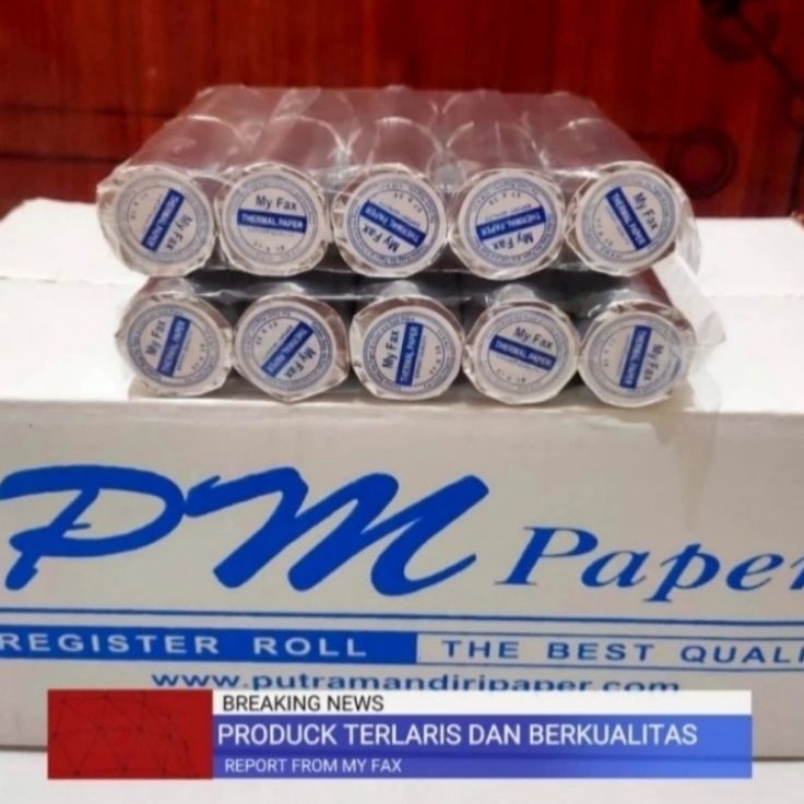 

✨11.11✨ Kertas kasir thermal murah 57/58x30 paket 10 pcs