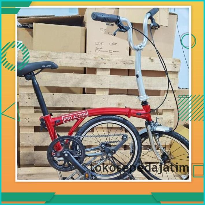 BIG SALE SEPEDA LIPAT PRO ACTION PARROT SINGLE SPEED 